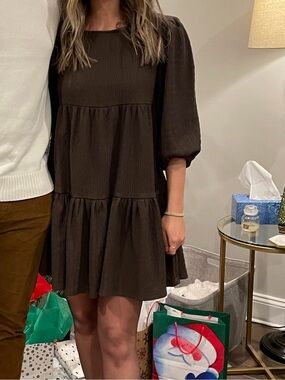 Steve Madden brown thick mini dress